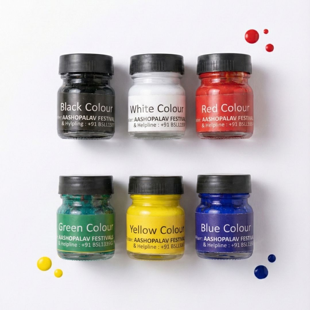 Premium Art Colors for DIY Clay & Crafts (only Colours)